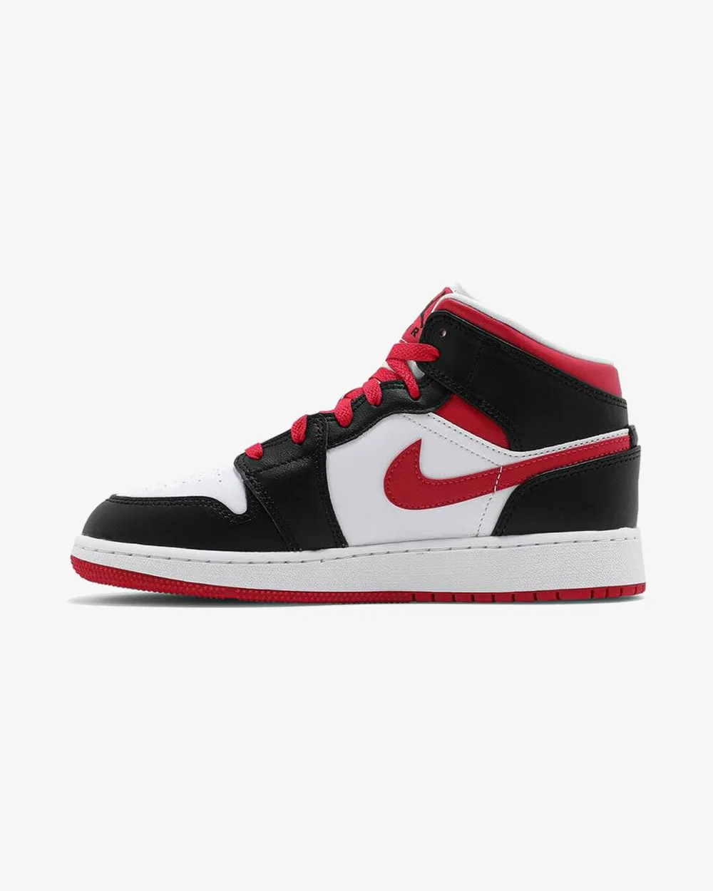 NIKE AIR JORDAN1 MID GS WHITE VERY BERRY US5Y / US6.5W / EU37.5