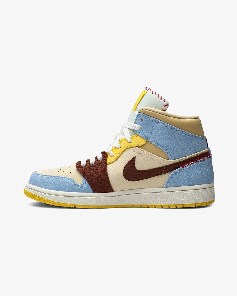 NIKE AIR JORDAN1 MID SE FEARLESS MAISON CHATEAU ROGUE