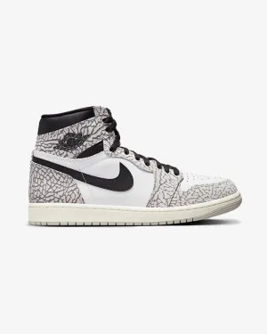 NIKE AIR JORDAN1 RETRO HIGH OG GS WHITE CEMENT (NEW)