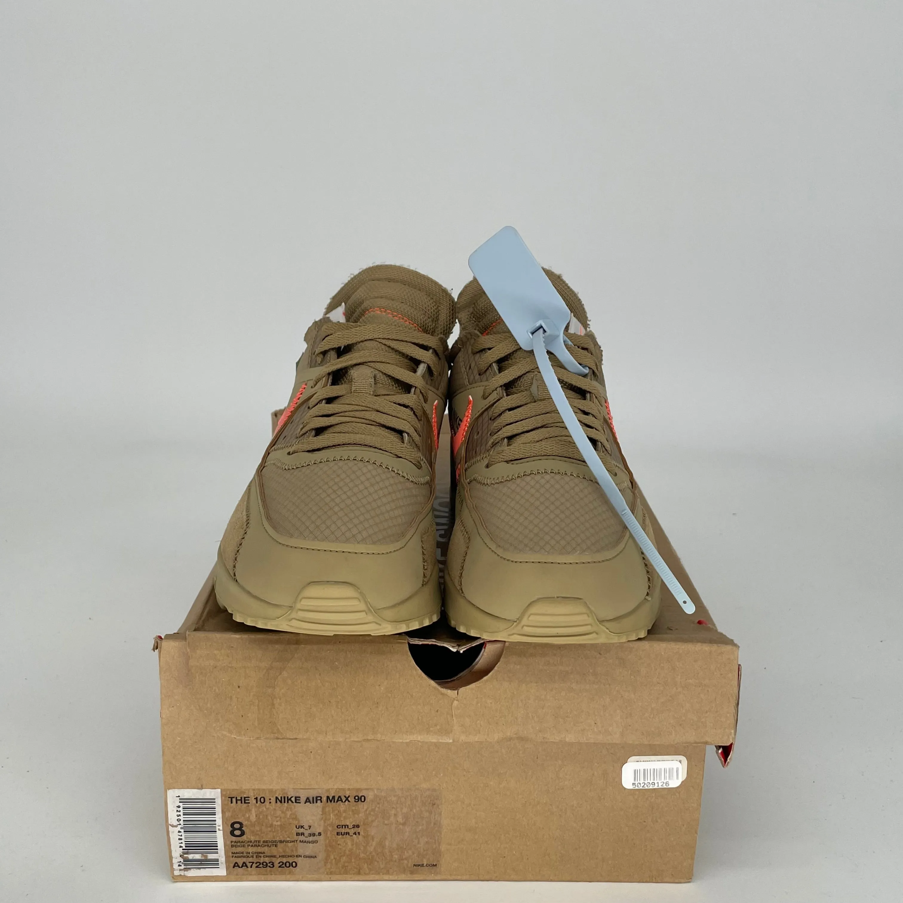 NIKE AIR MAX 90 OFF WHITE DESERT ORE SIZE 8 AA7293-200