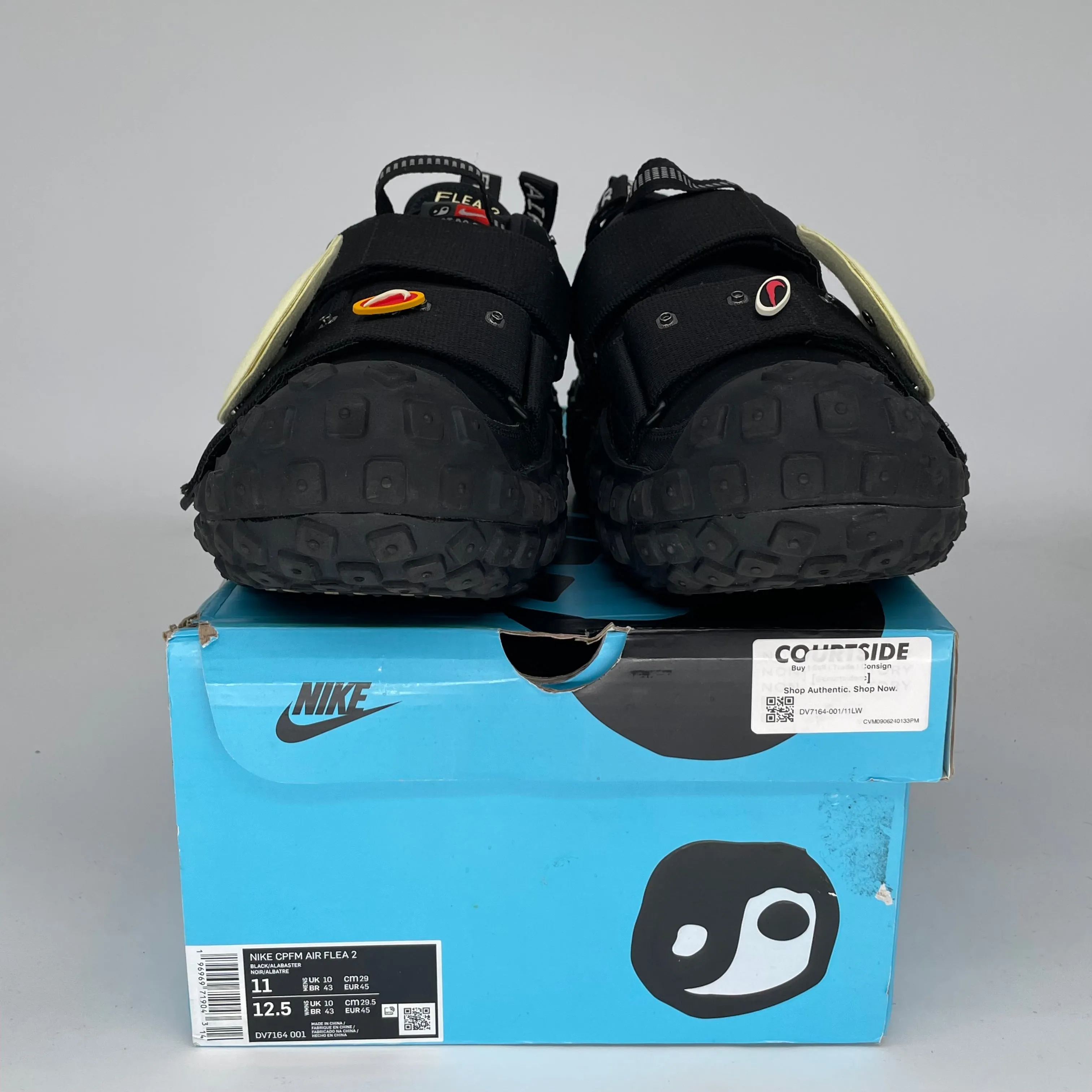 NIKE CPFM AIR FLEA 2 BLACK ALABASTER SIZE 11 DV7164-001