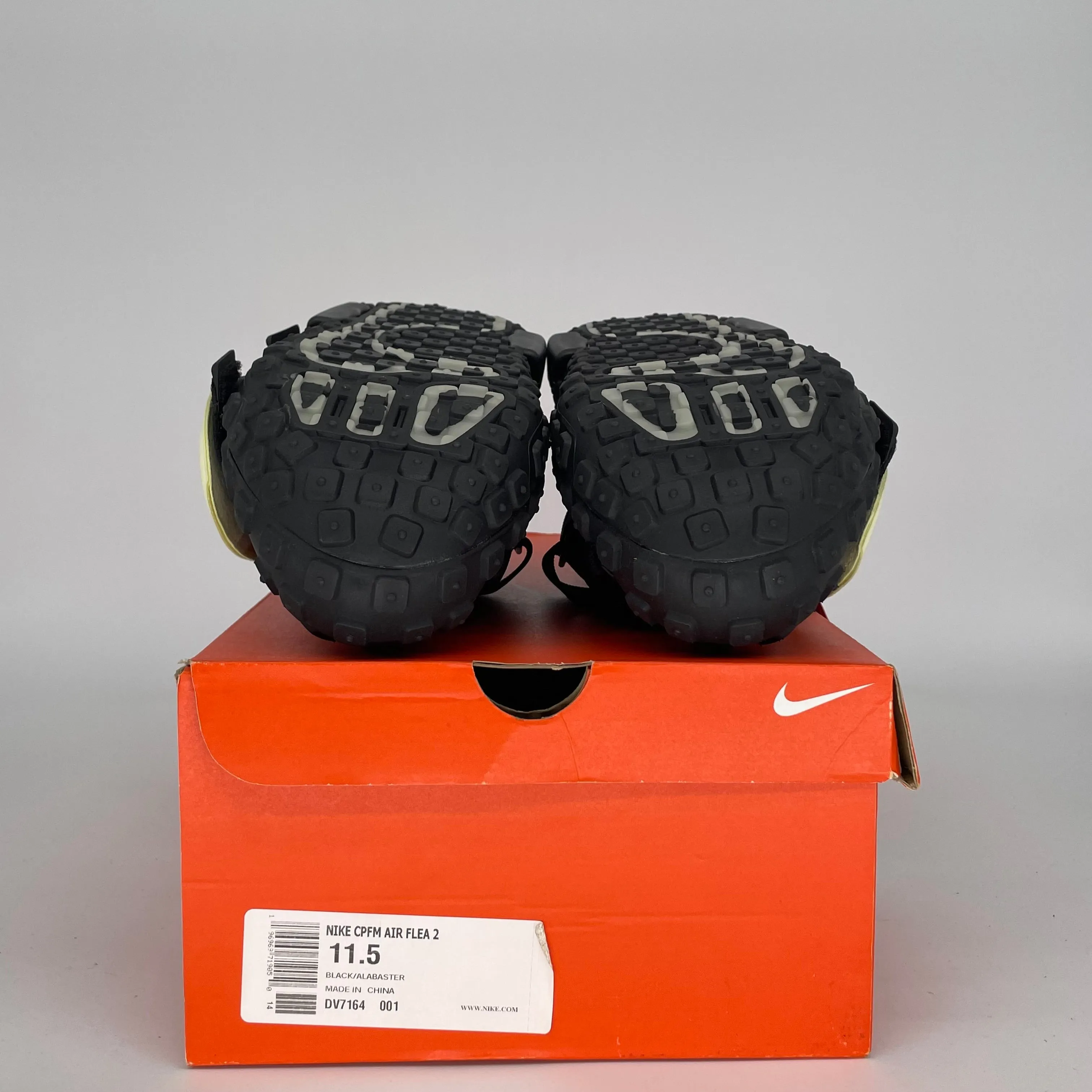 NIKE CPFM AIR FLEA 2 BLACK ALABASTER SIZE 11.5 DV7164-001