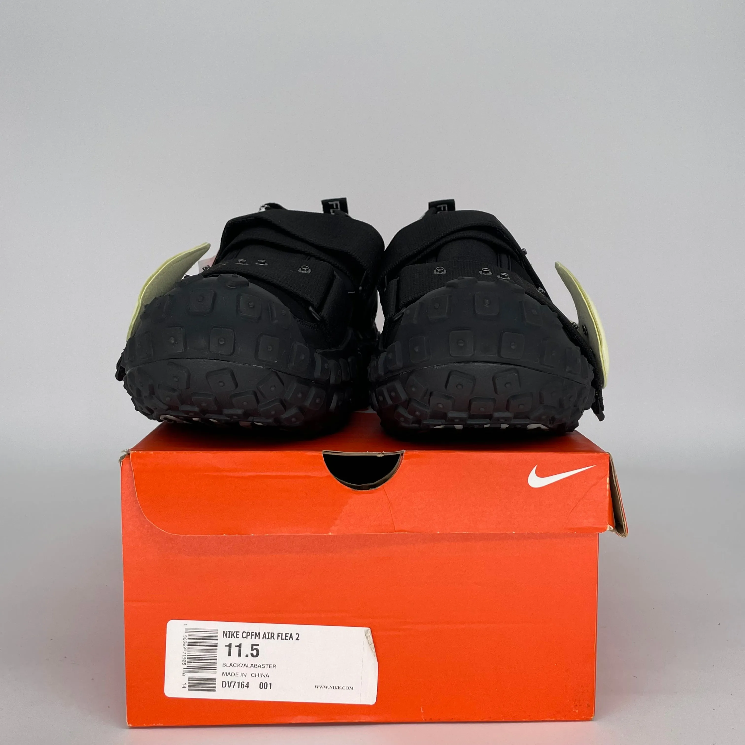 NIKE CPFM AIR FLEA 2 BLACK ALABASTER SIZE 11.5 DV7164-001