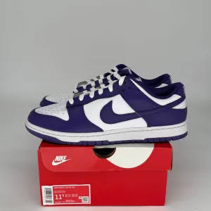 NIKE DUNK LOW CHAMPIONSHIP COURT PURPLE SIZE 11.5 DD1391-104