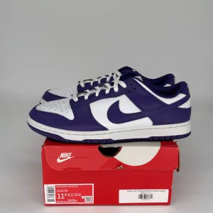 NIKE DUNK LOW CHAMPIONSHIP COURT PURPLE SIZE 11.5 DD1391-104