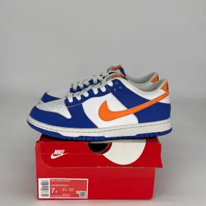 NIKE DUNK LOW KNICKS SIZE 7Y FN7783-400