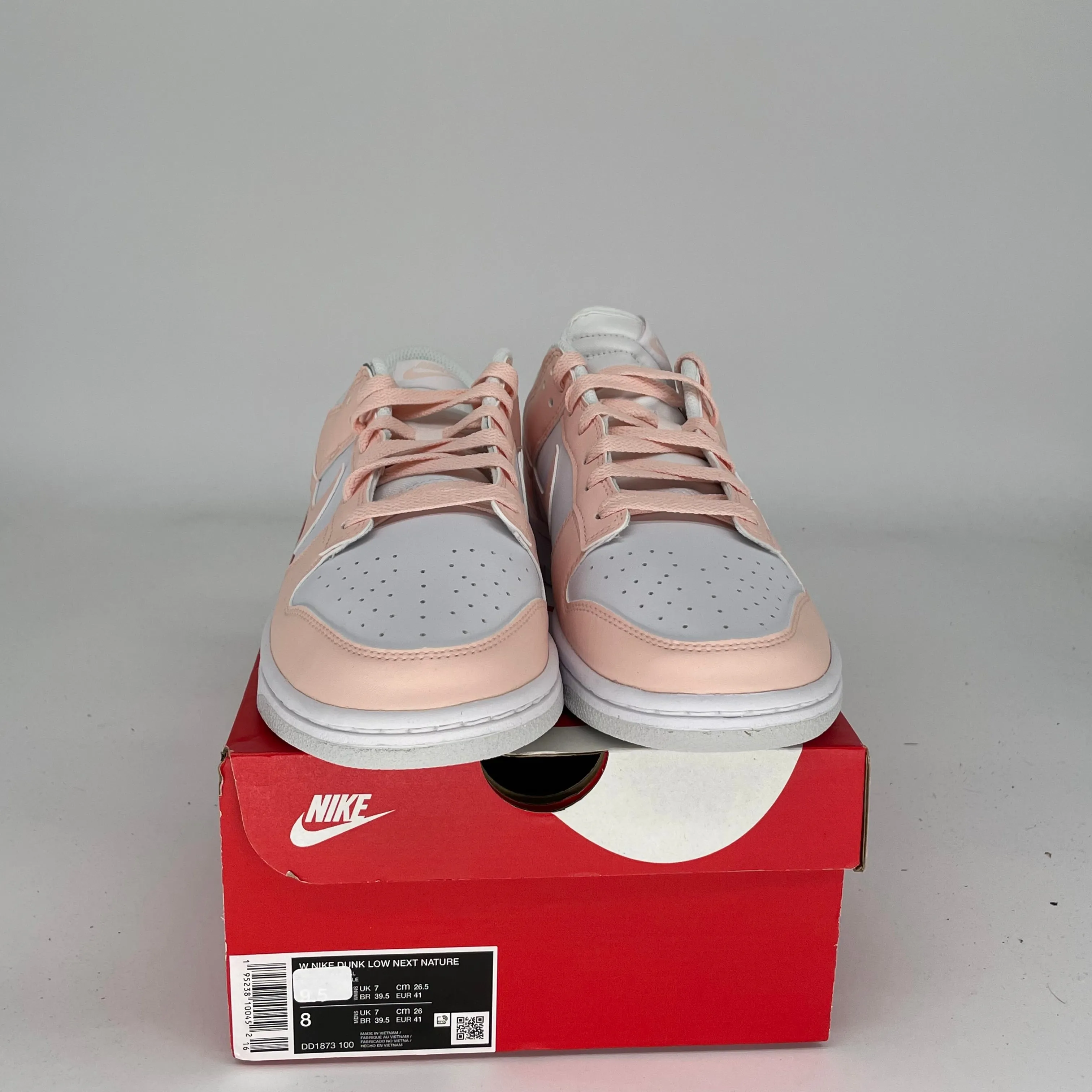 NIKE DUNK LOW NEXT NATURE PALE CORAL W SIZE 8/9.5W DD1873-100