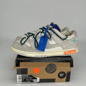 NIKE DUNK LOW OFF WHITE LOT 16 SIZE 10.5 DJ0950-111