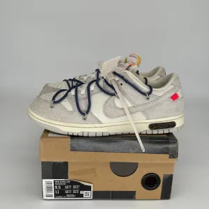 NIKE DUNK LOW OFF WHITE LOT 18 SIZE 9.5 DJ0950-112