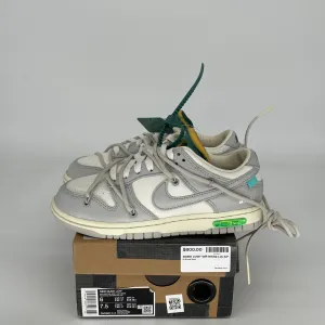 NIKE DUNK LOW OFF WHITE LOT 24 SIZE 6 DM1602-119