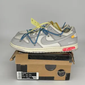 NIKE DUNK LOW OFF WHITE LOT 5 SIZE 13 DM1602-113