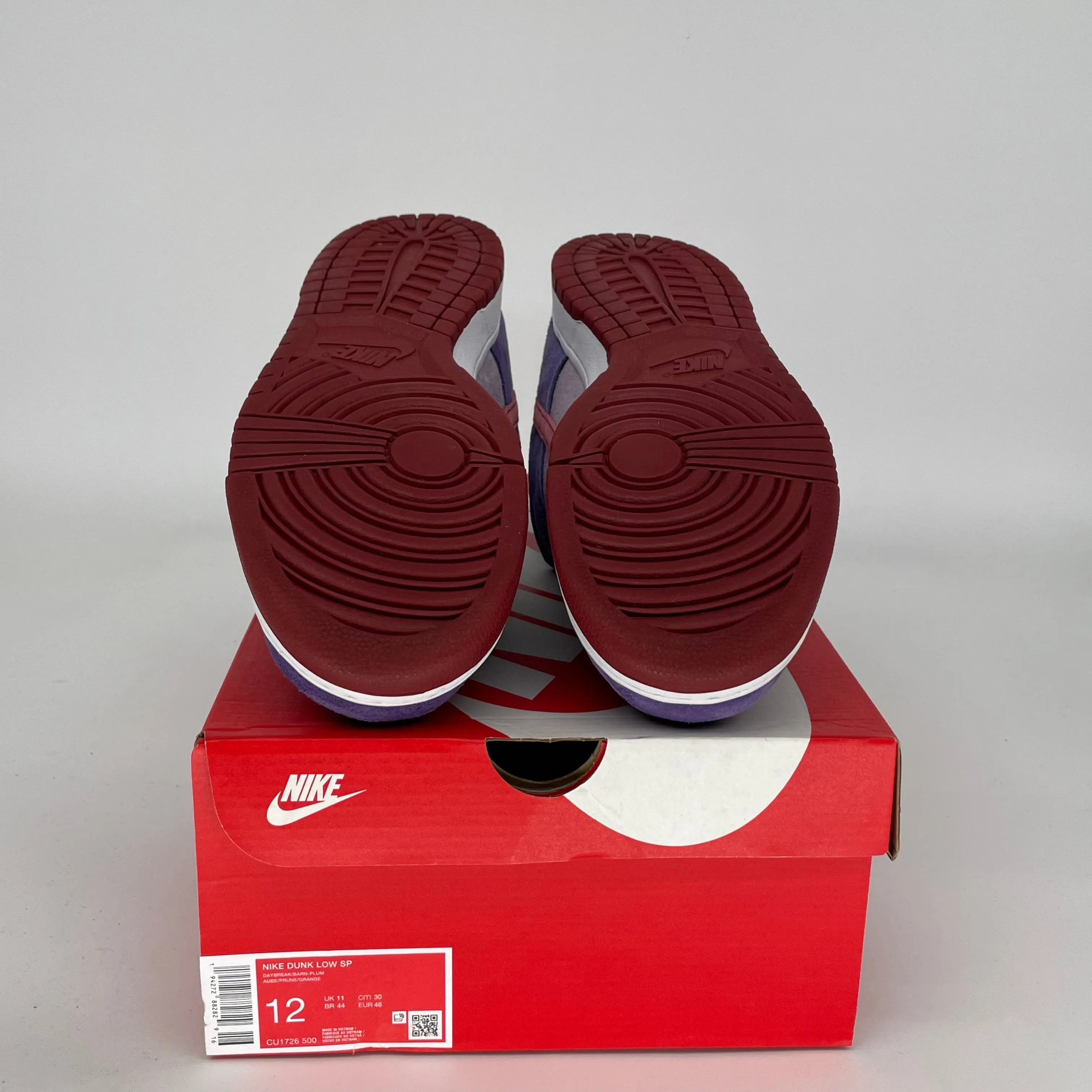 NIKE DUNK LOW PLUM SIZE 12 CU1726-500