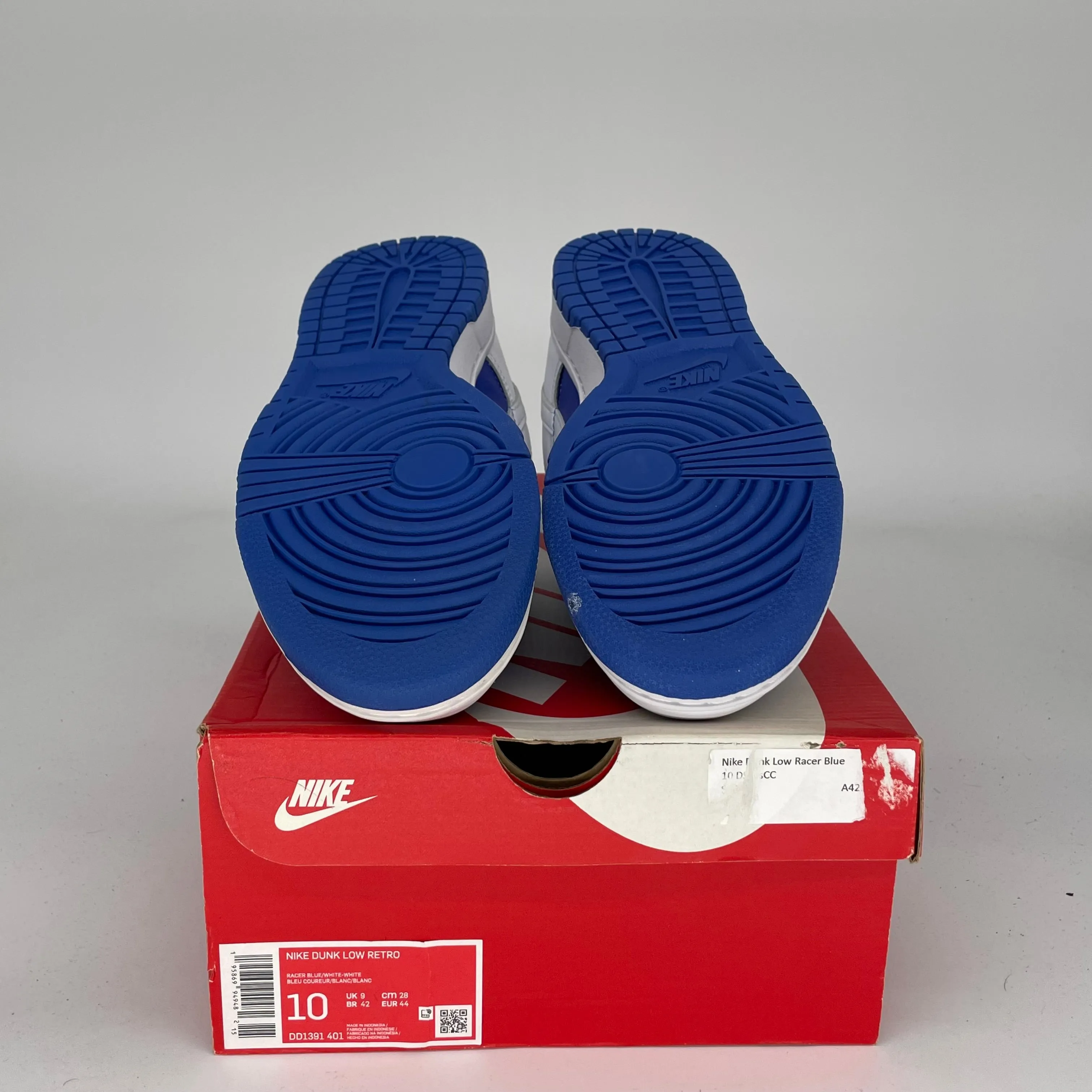 NIKE DUNK LOW RACER BLUE SIZE 10 DD1391-401