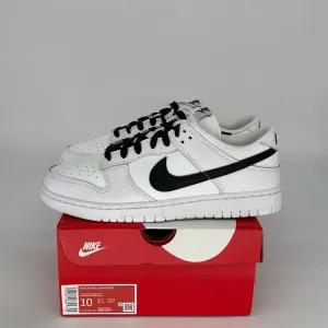 NIKE DUNK LOW REVERSE PANDA SIZE 10 DJ6188-101