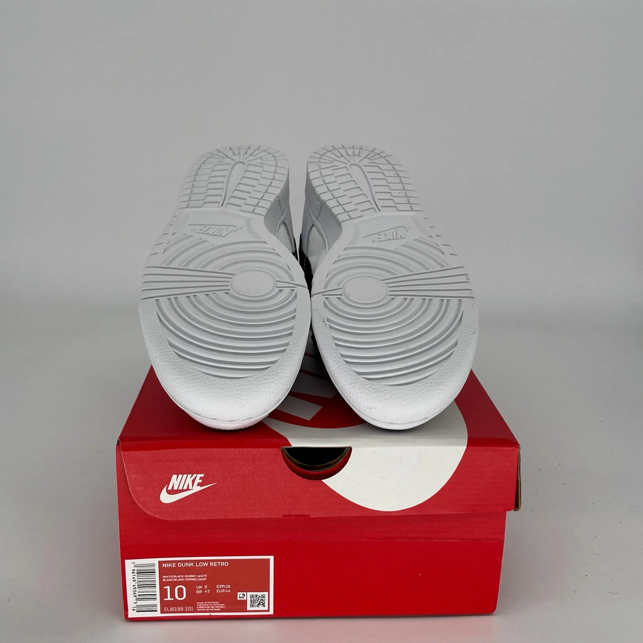 NIKE DUNK LOW REVERSE PANDA SIZE 10 DJ6188-101