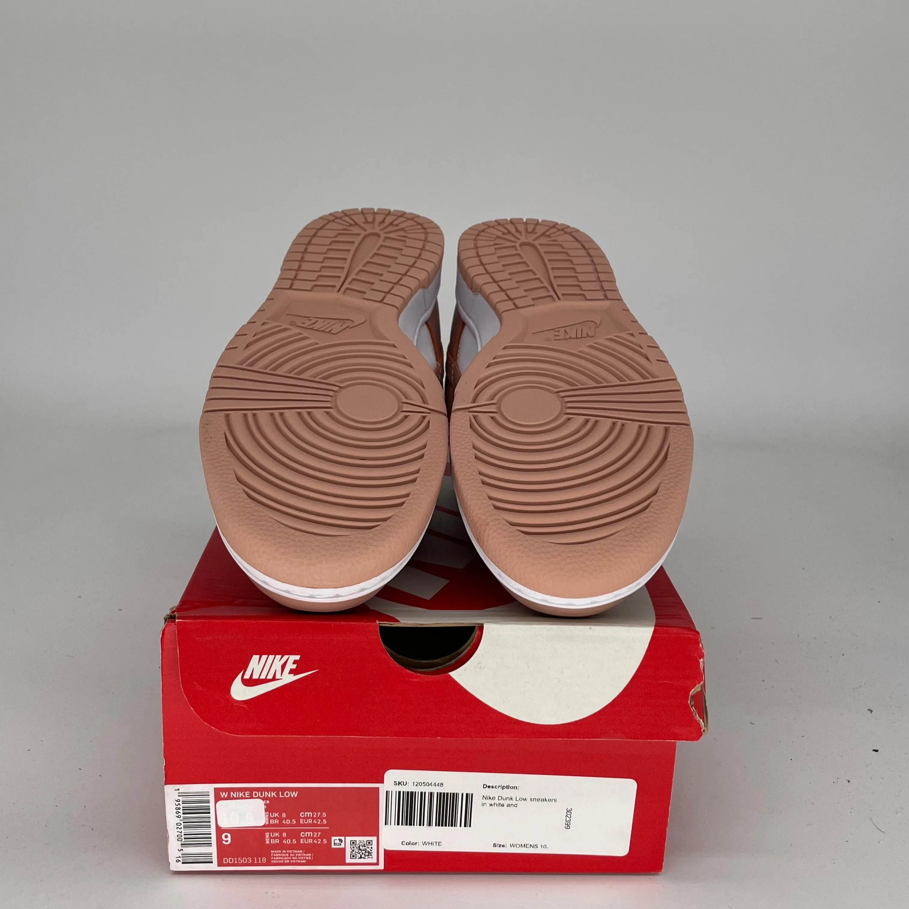 NIKE DUNK LOW ROSE WHISPER W SIZE 9/10.5W DD1503-118