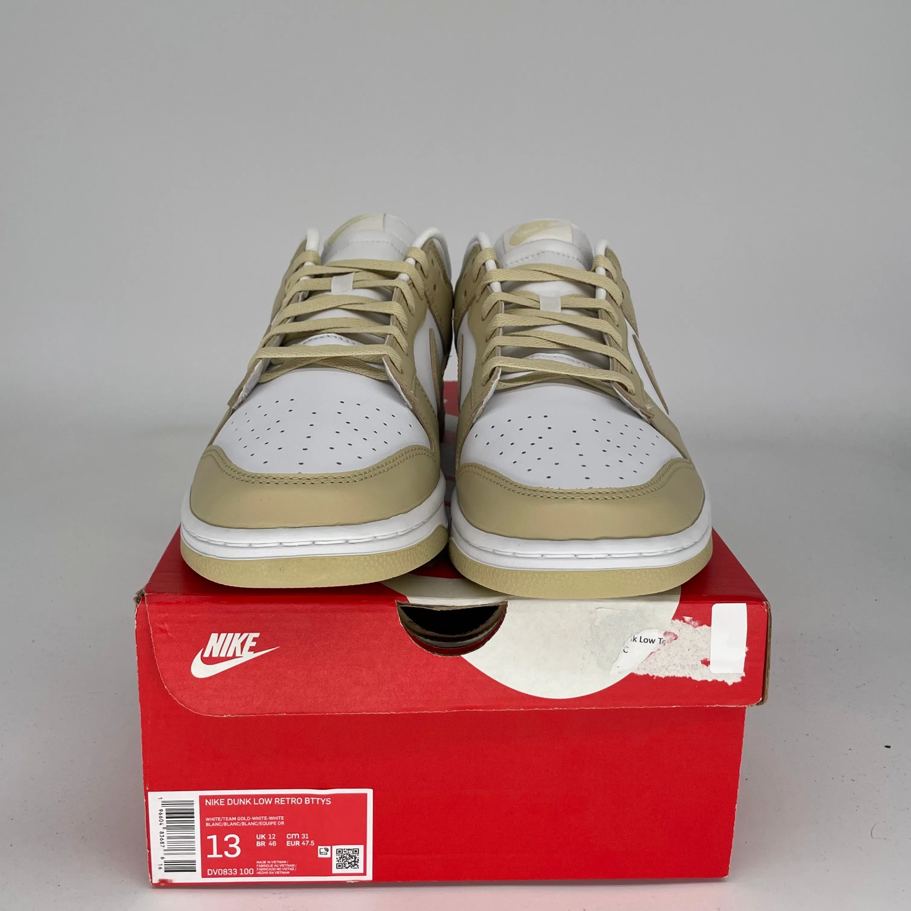 NIKE DUNK LOW TEAM GOLD SIZE 13 DV0833-100