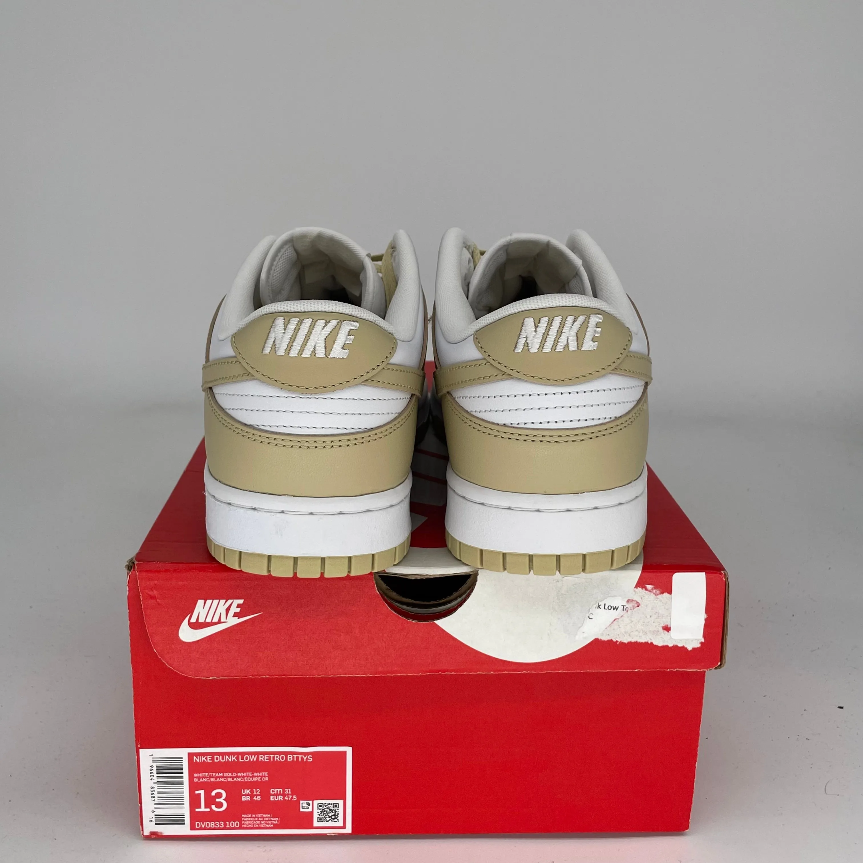 NIKE DUNK LOW TEAM GOLD SIZE 13 DV0833-100
