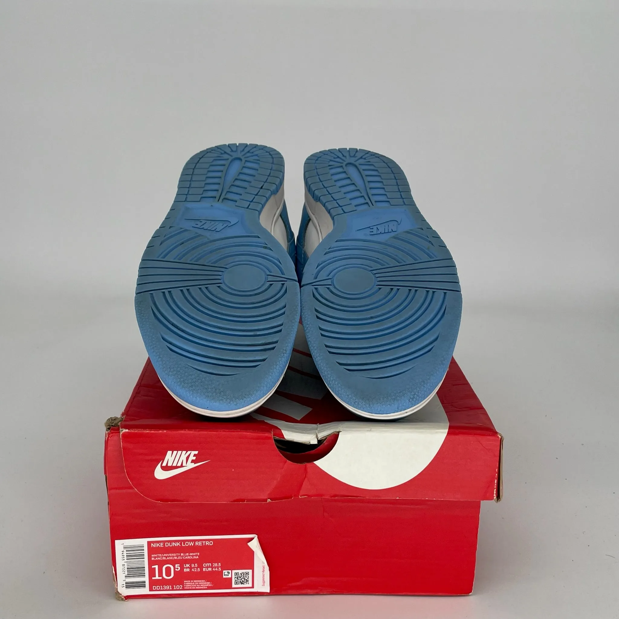 NIKE DUNK LOW UNC SIZE 10.5 DD1391-102
