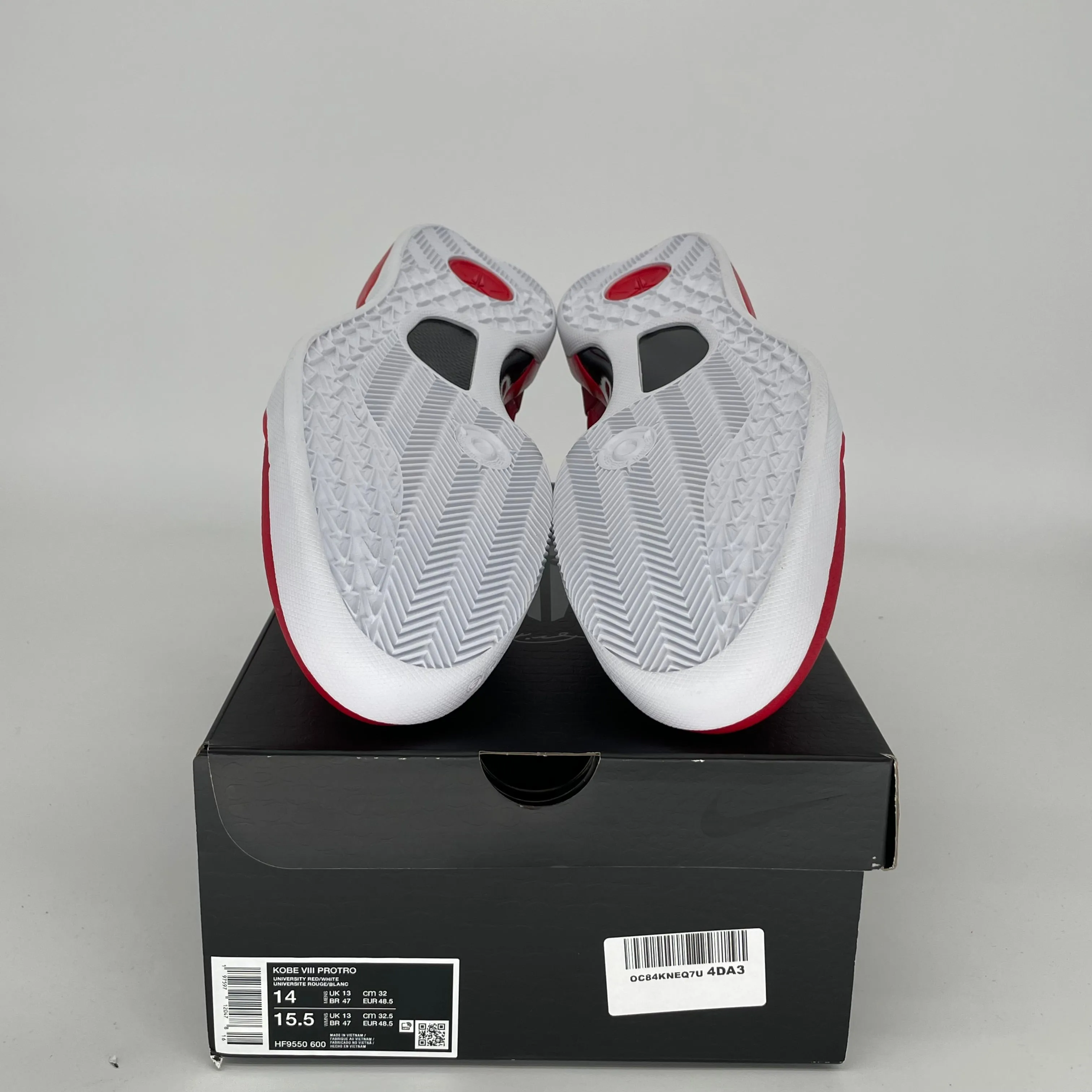 NIKE KOBE 8 PROTRO UNIVERSITY RED SIZE 14 HF9550-600