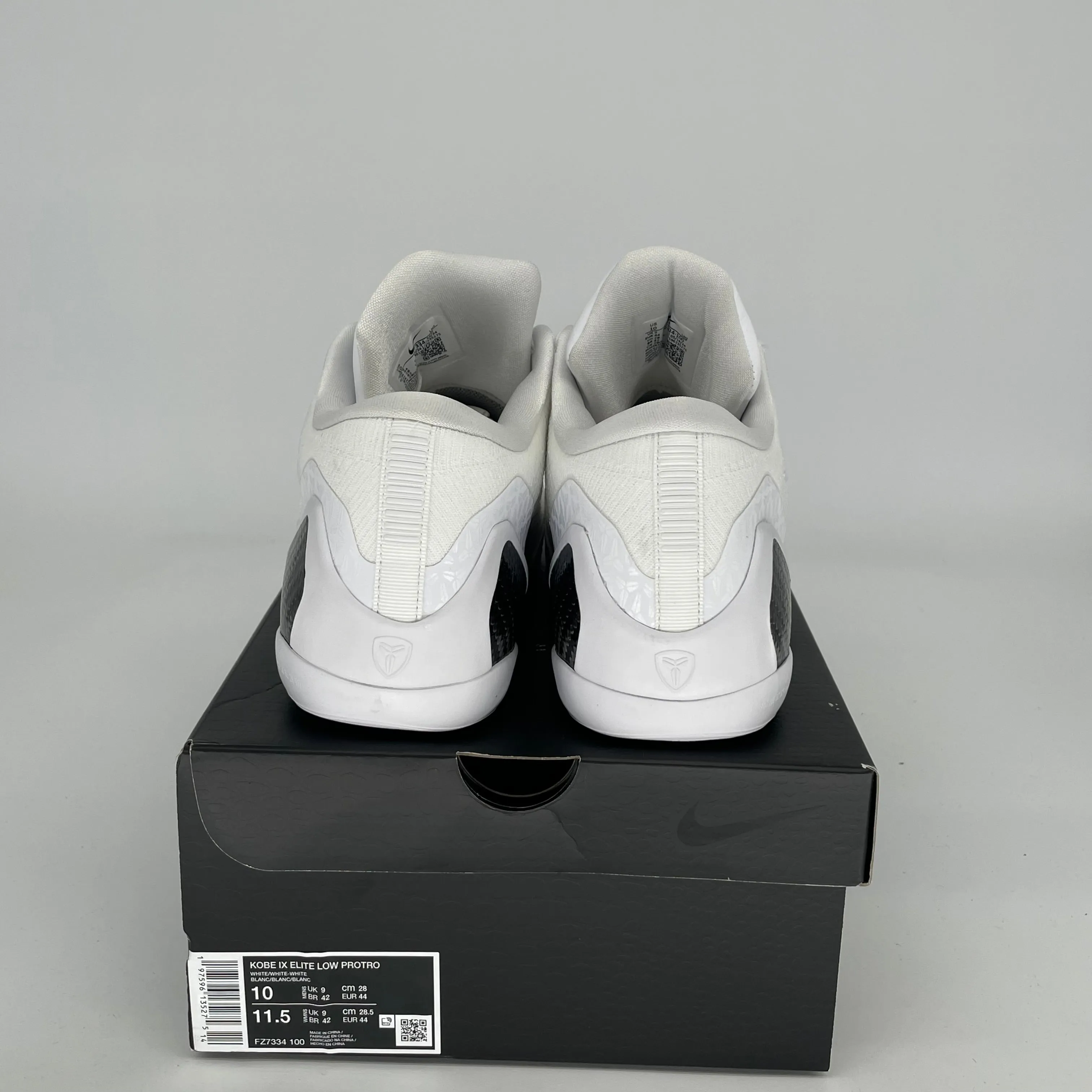NIKE KOBE 9 PROTRO ELITE SIZE 10 FZ7334-100