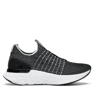 NIKE REACT PHANTOM RUN FLYKNIT 2 BLACK WHITE BLEND