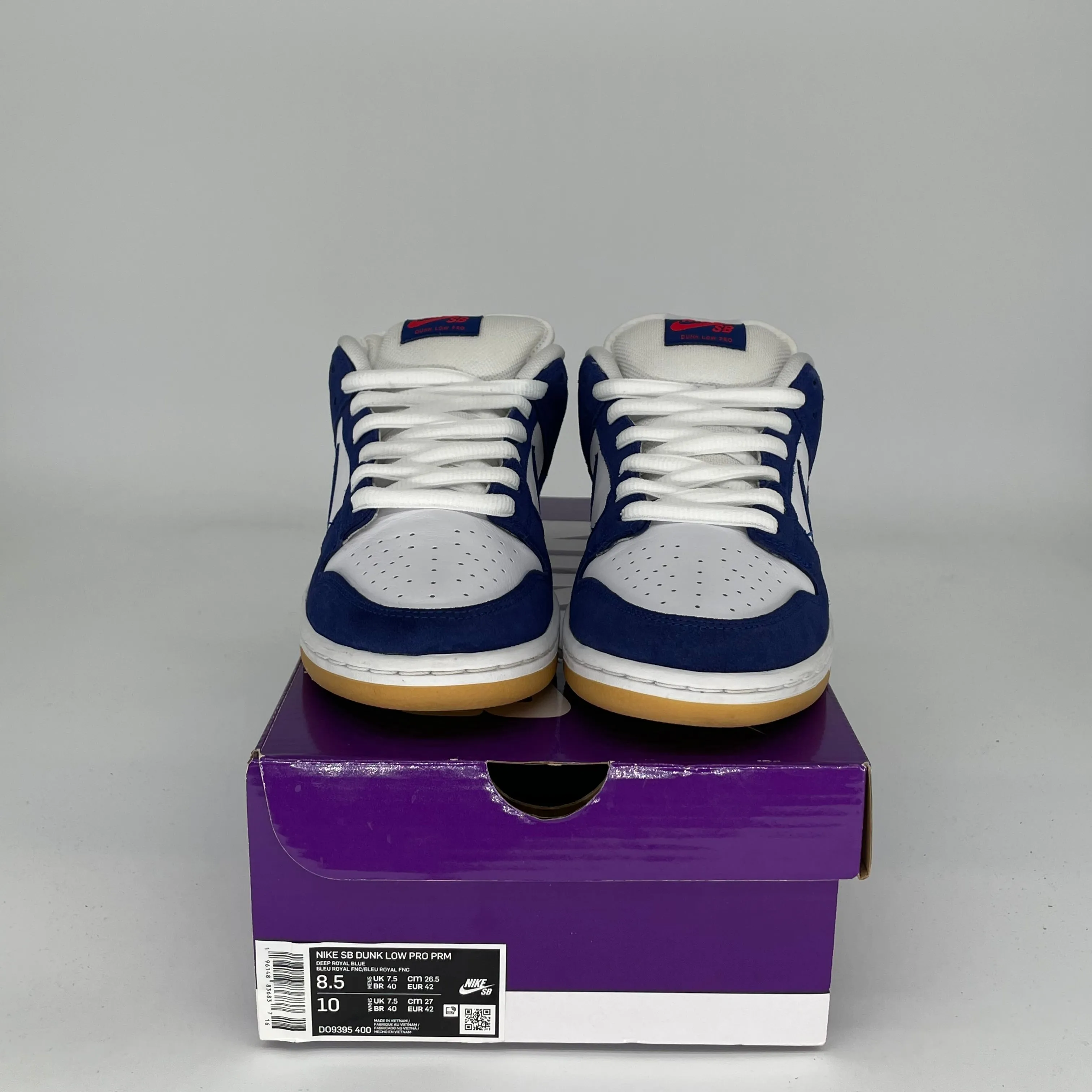 NIKE SB DUNK LOW LA DODGERS SIZE 8.5 DO9395-400