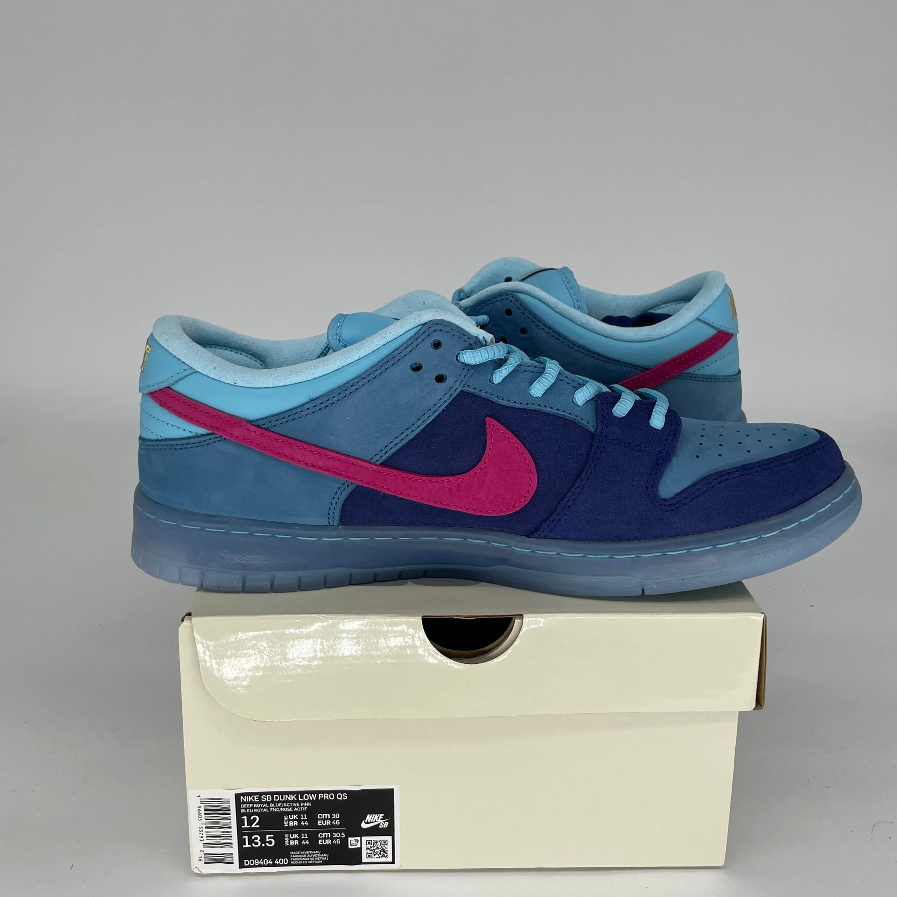 NIKE SB DUNK LOW RUN THE JEWELS SIZE 12 DO9404-400