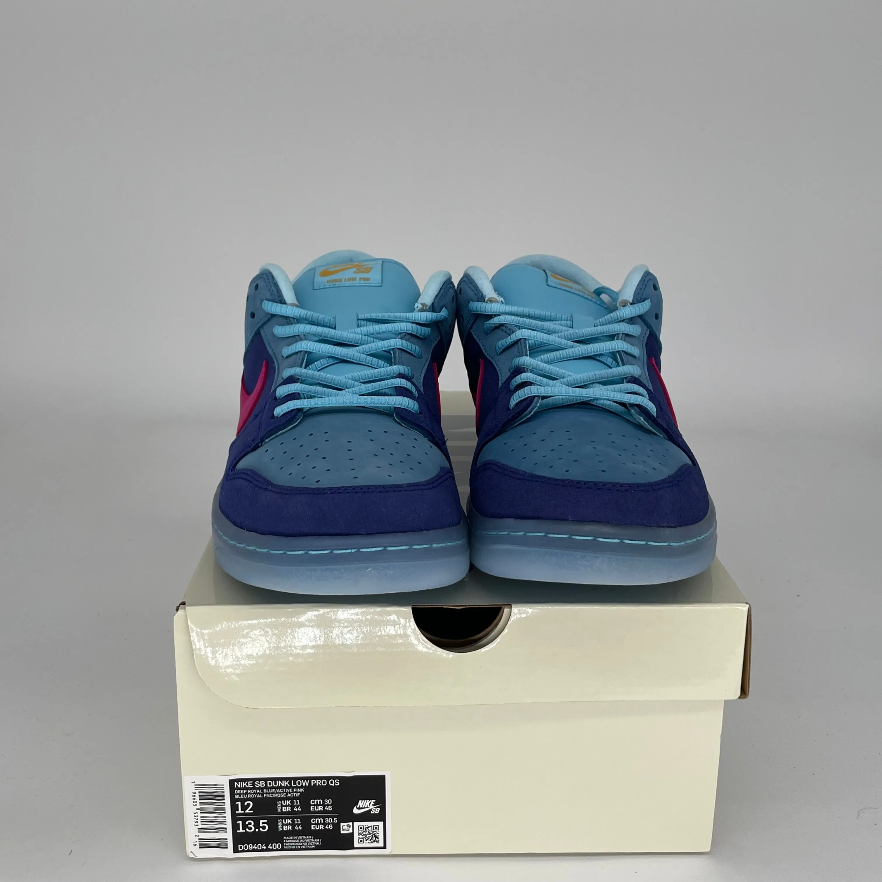NIKE SB DUNK LOW RUN THE JEWELS SIZE 12 DO9404-400