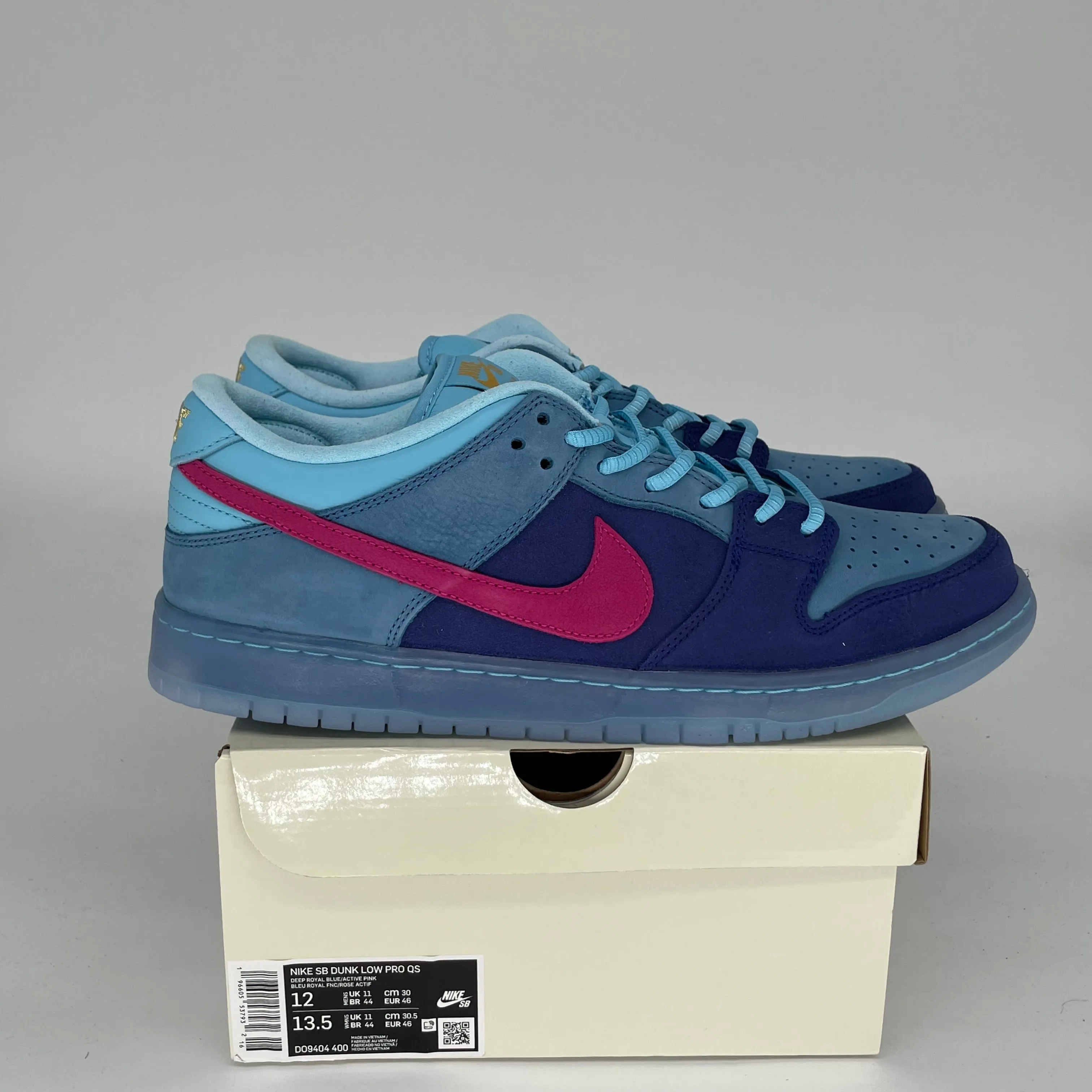 NIKE SB DUNK LOW RUN THE JEWELS SIZE 12 DO9404-400