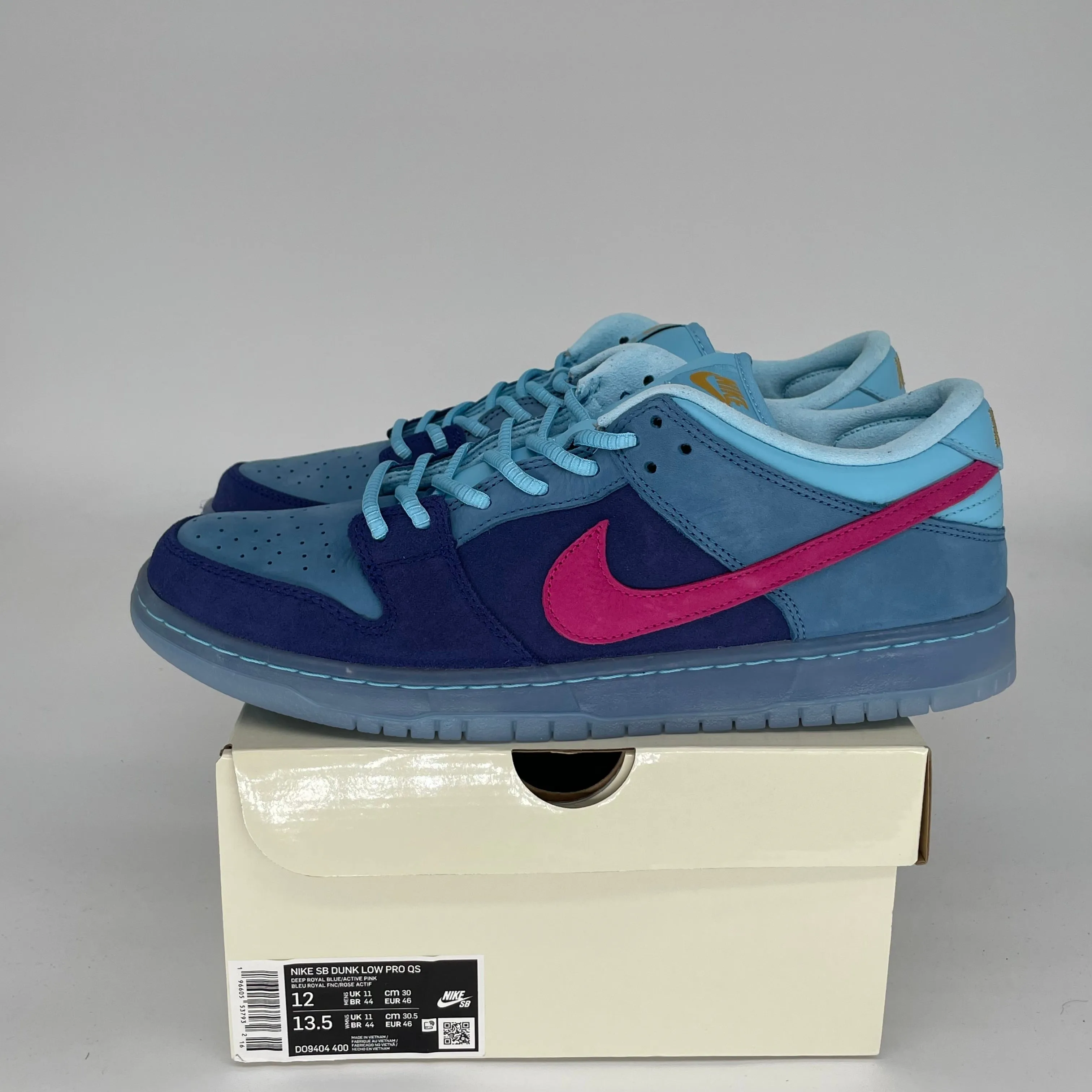 NIKE SB DUNK LOW RUN THE JEWELS SIZE 12 DO9404-400