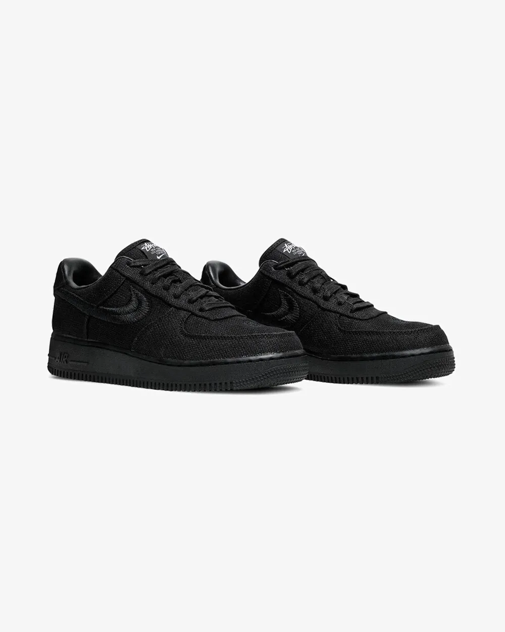 NIKE X STUSSY AIR FORCE 1 LOW BLACK