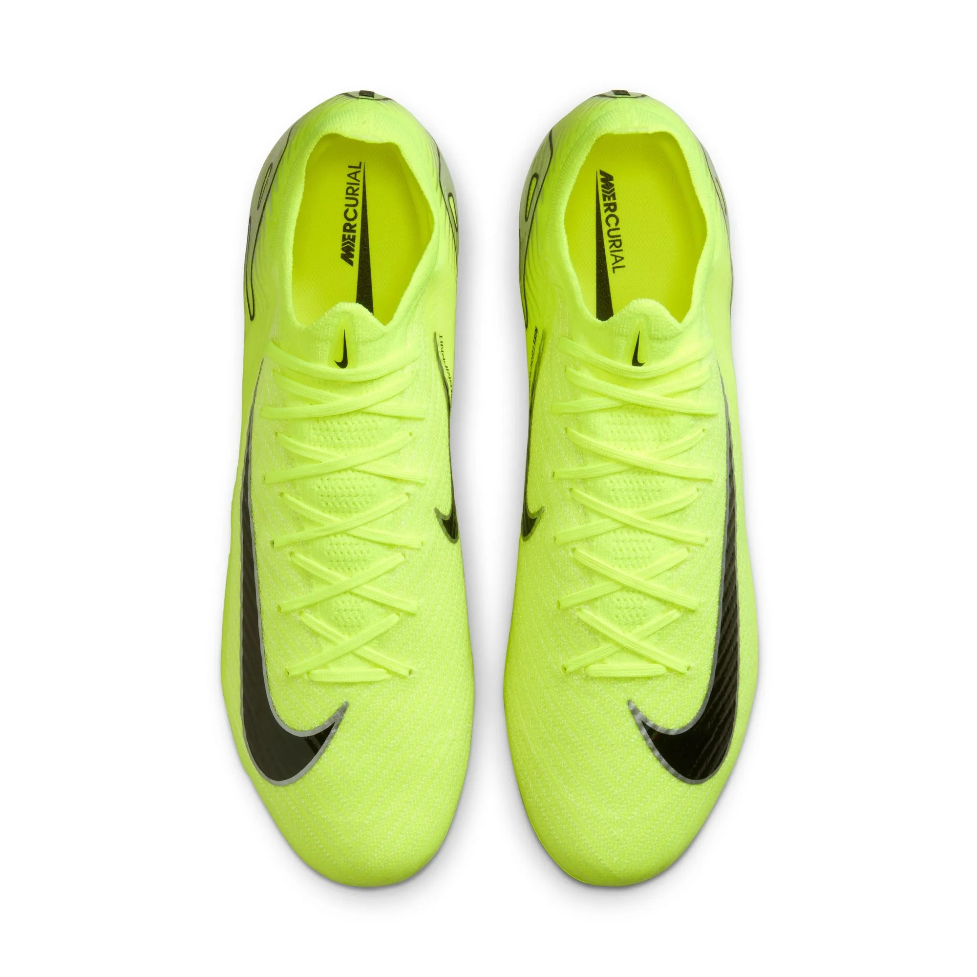 Nike Zoom Mercurial Vapor 16 Elite FG Soccer Cleats - Yellow/ Volt/ Black