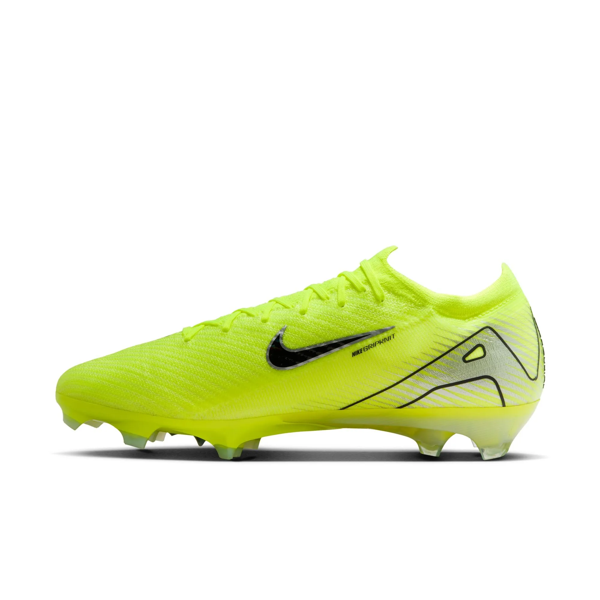 Nike Zoom Mercurial Vapor 16 Elite FG Soccer Cleats - Yellow/ Volt/ Black