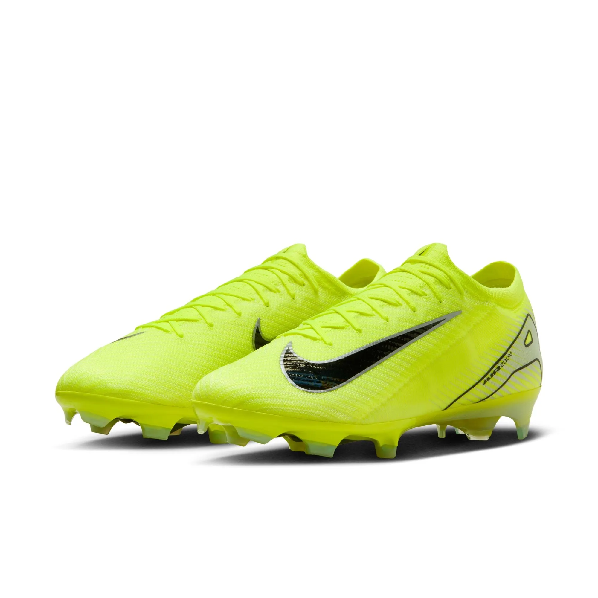 Nike Zoom Mercurial Vapor 16 Elite FG Soccer Cleats - Yellow/ Volt/ Black