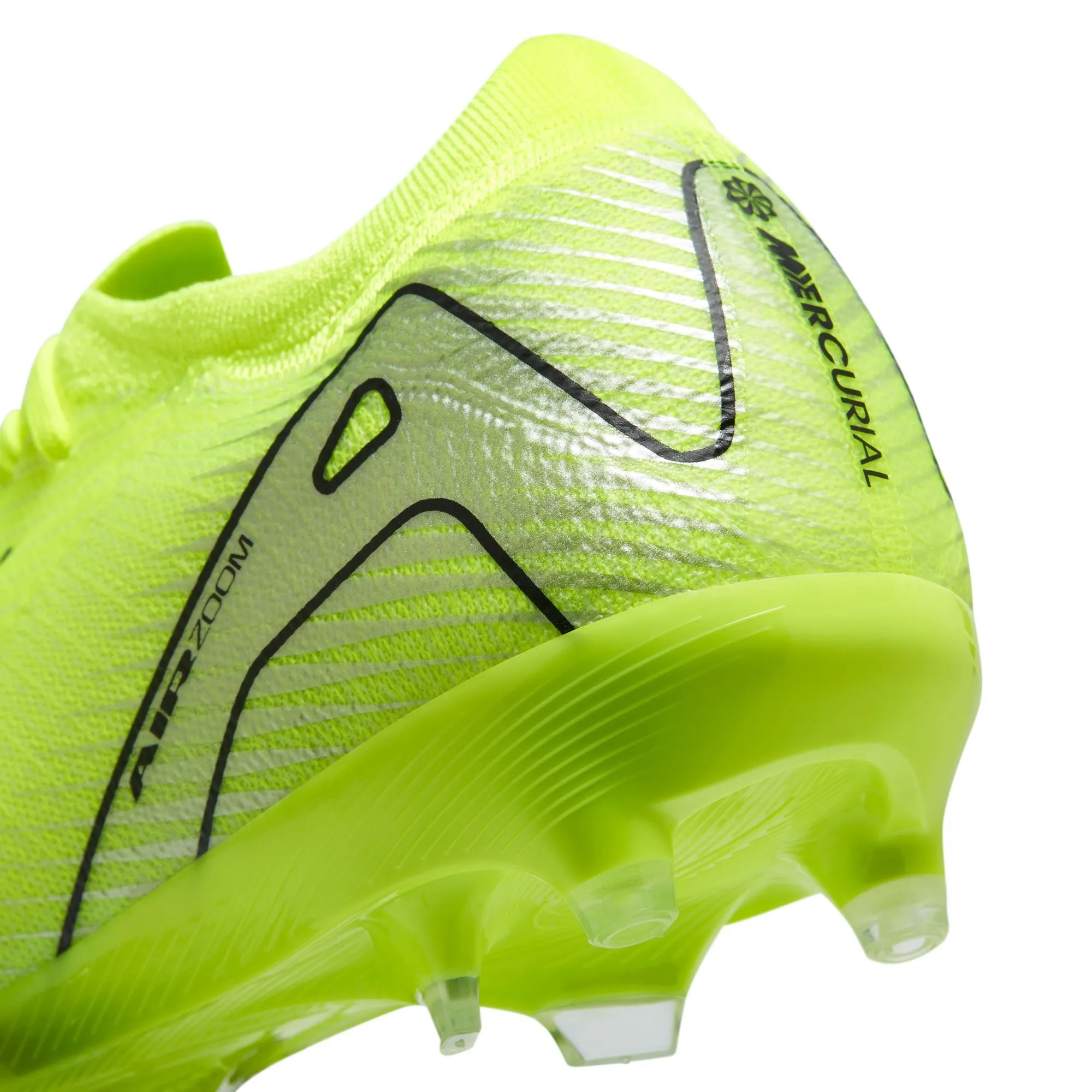 Nike Zoom Mercurial Vapor 16 Pro AG-Pro Low-Top Soccer Cleats - Yellow/ Metallic Volt/ Black Volt