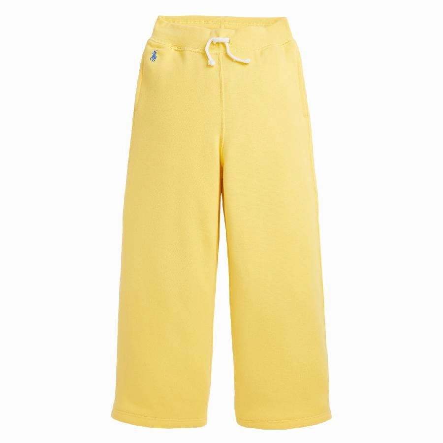 Polo Ralph Lauren Girls Drawstring Wide-Leg Sweatpants girls workout sets, yoga pants girls