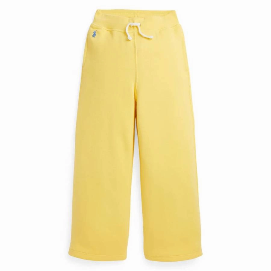 Polo Ralph Lauren Girls Terry Wide-Leg Track Pants girls workout sets, yoga pants girls