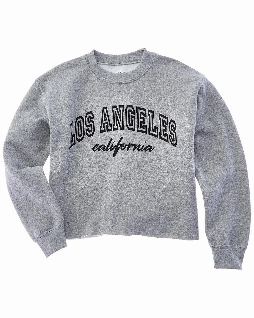 Prince Peter Los Angeles Varsity Crop Pullover ruffle tops girls, long sleeve tees girls