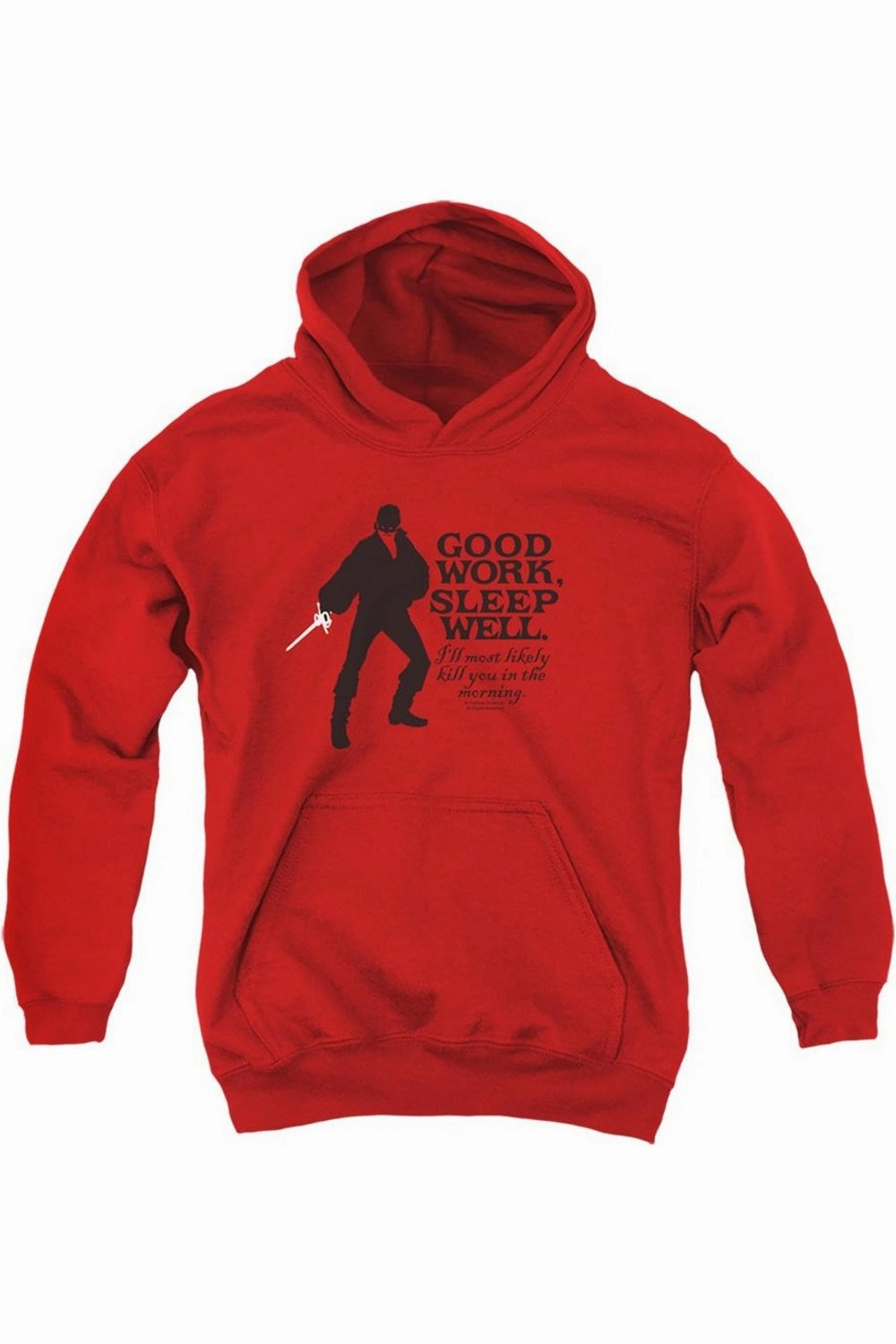 Princess Bride Good Work Youth Pull Over Hoodie graphic tees for boys, polo shirts boys