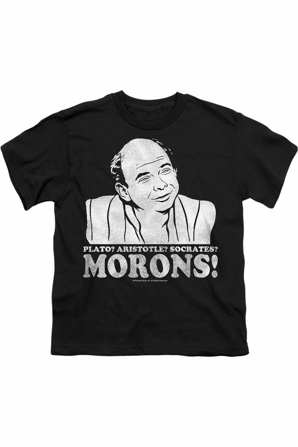 Princess Bride Morons Short Sleeve Juvenile Tee / T-Shirt graphic tees for boys, polo shirts boys