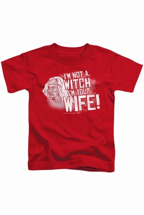Princess Bride Not A Witch Short Sleeve Juvenile Tee / T-Shirt graphic tees for boys, polo shirts boys