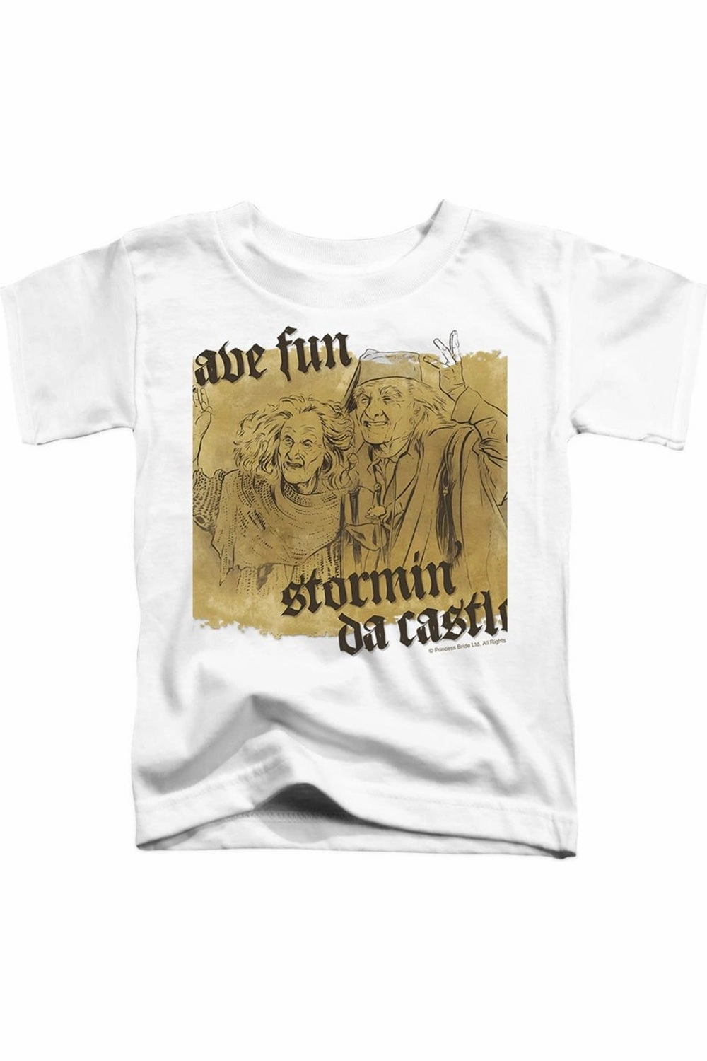 Princess Bride Stormin Da Castle Short Sleeve Juvenile Tee / T-Shirt graphic tees for boys, polo shirts boys