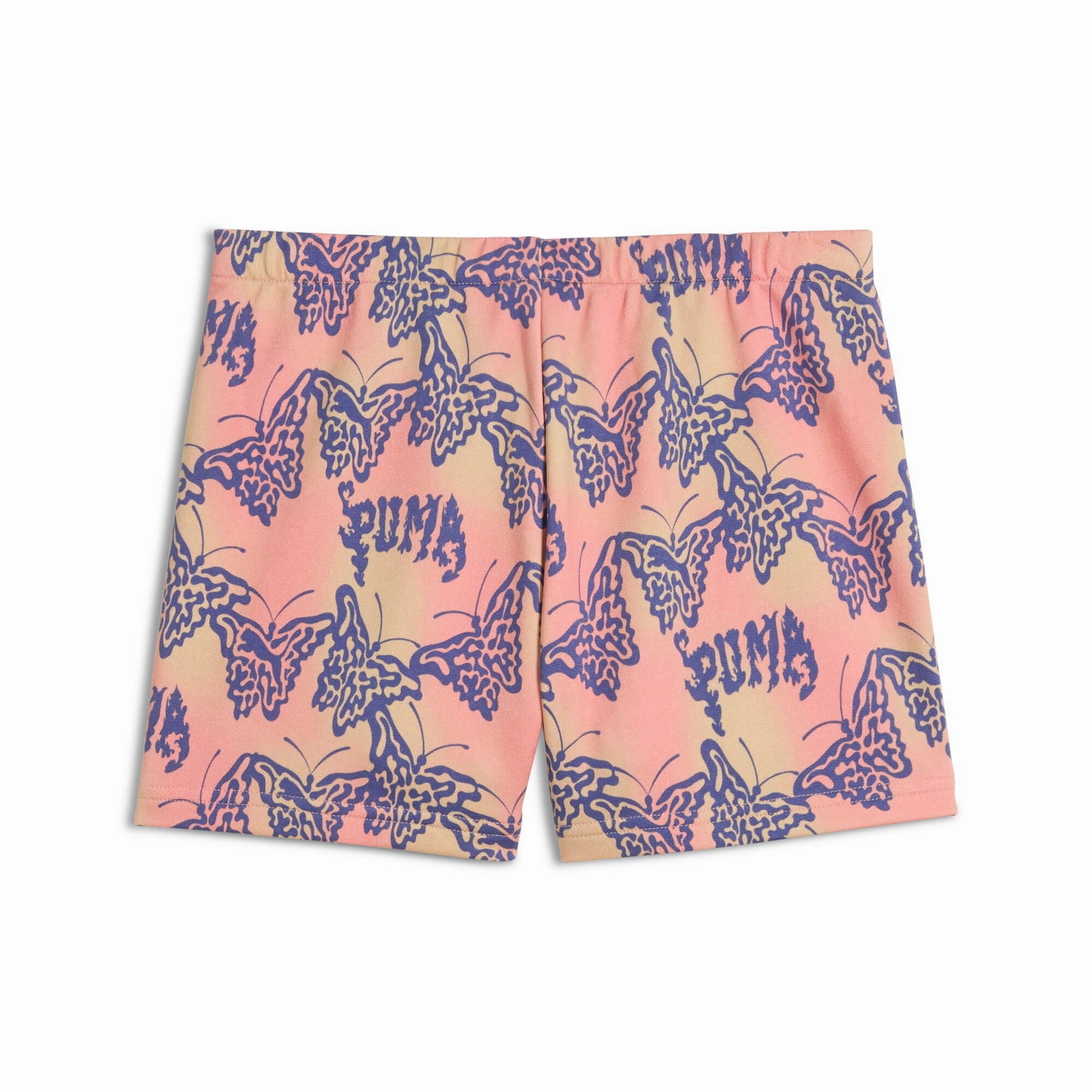 PUMA Big Kids' Girls' BUTTERFLY VIBE High Waist Shorts Girls Seamless Sportswear