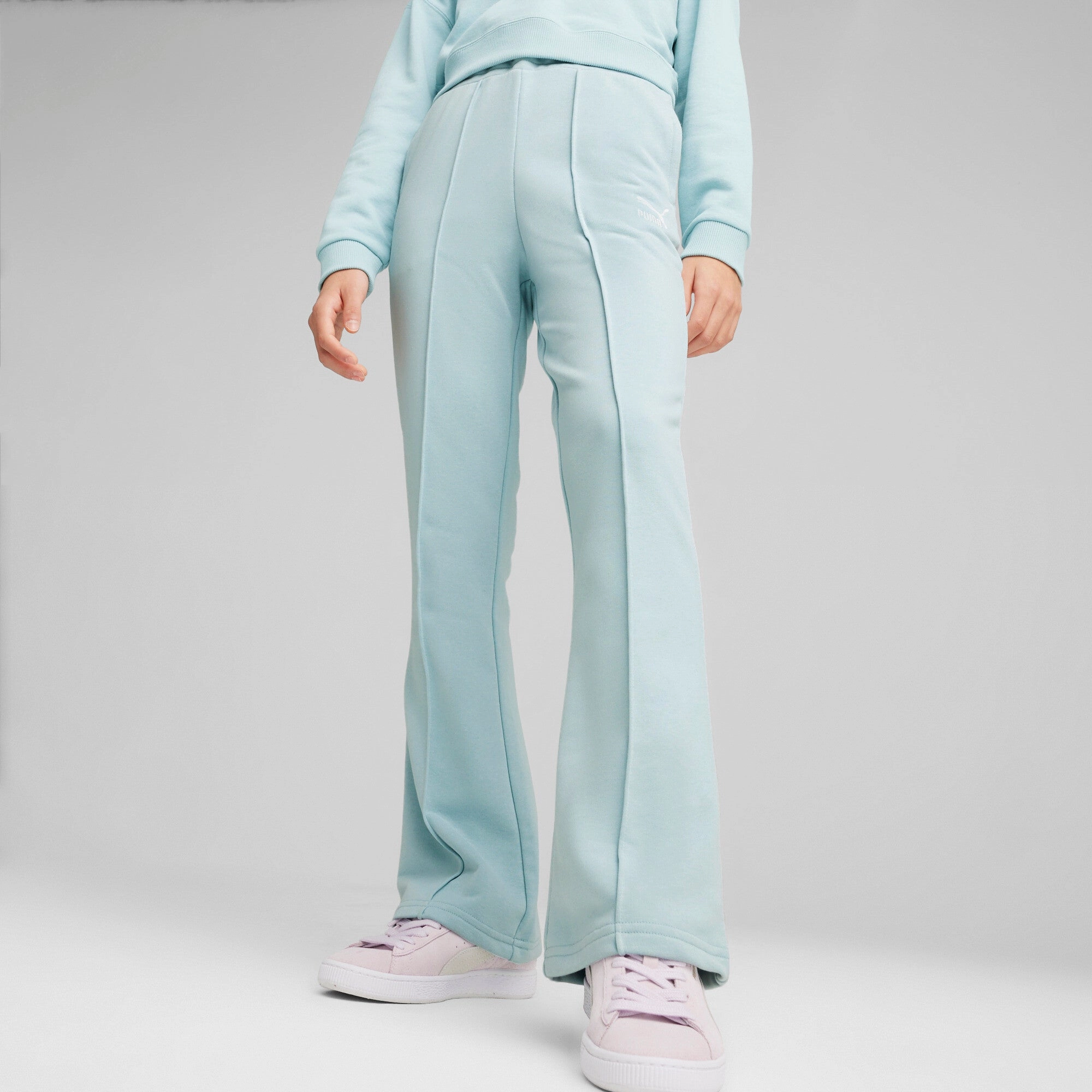 PUMA Big Kids' Girls' Classic Flared Pants Girls Seamless Sportswear