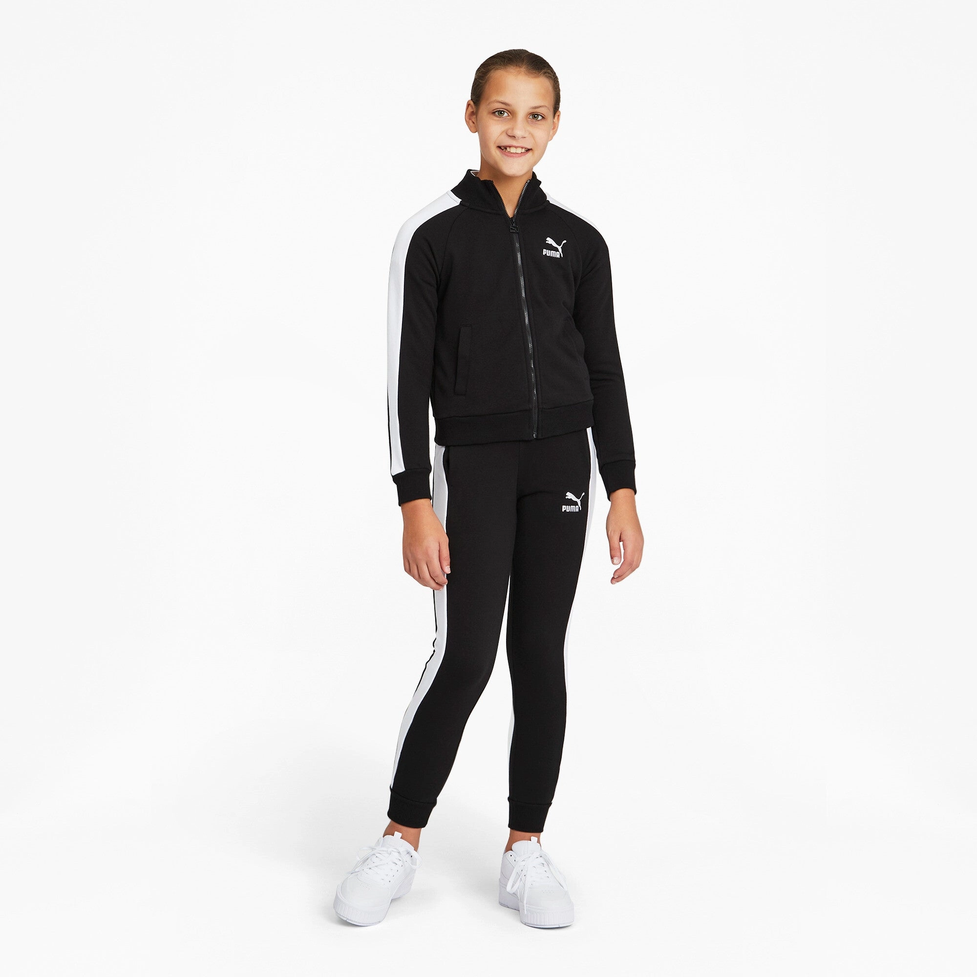 PUMA Big Kids' Girls' Classics T7 Track Pants Girls Seamless Sportswear