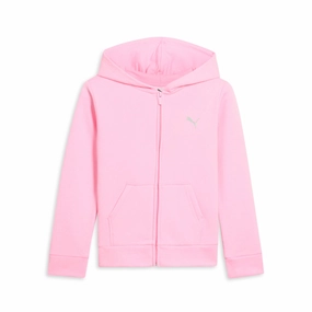 PUMA Big Kids' Girls' Core Zip-Up girls workout sets, yoga pants girls