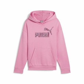 PUMA Big Kids' Girls' ESS  ANIMAL Hoodie girls workout sets, yoga pants girls