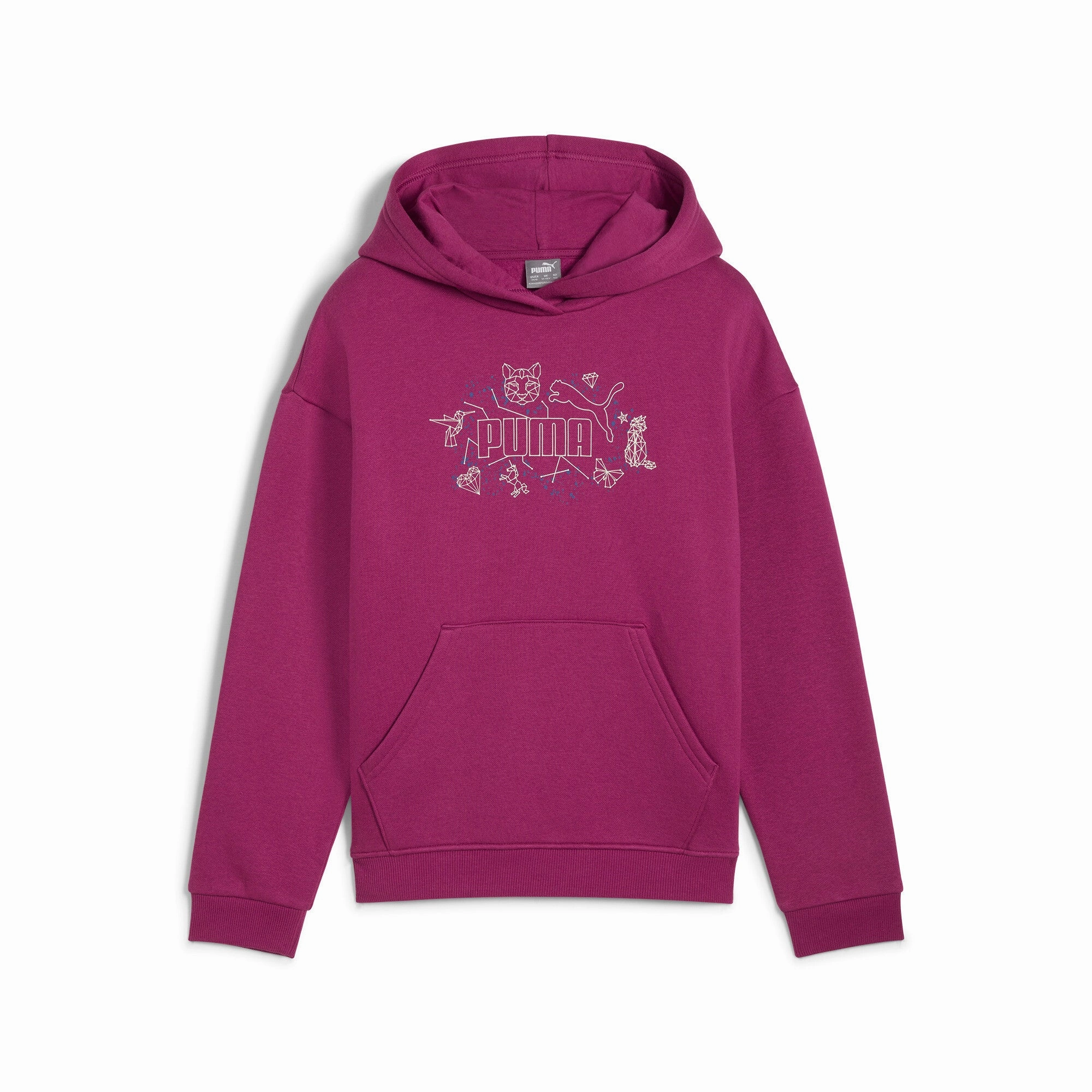 PUMA Big Kids' Girls' ESS  STARRY SAFARI Hoodie Youth girls workout sets, yoga pants girls