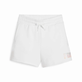PUMA Big Kids' Girls' ESS  SUMMER DAZE Shorts girls workout sets, yoga pants girls